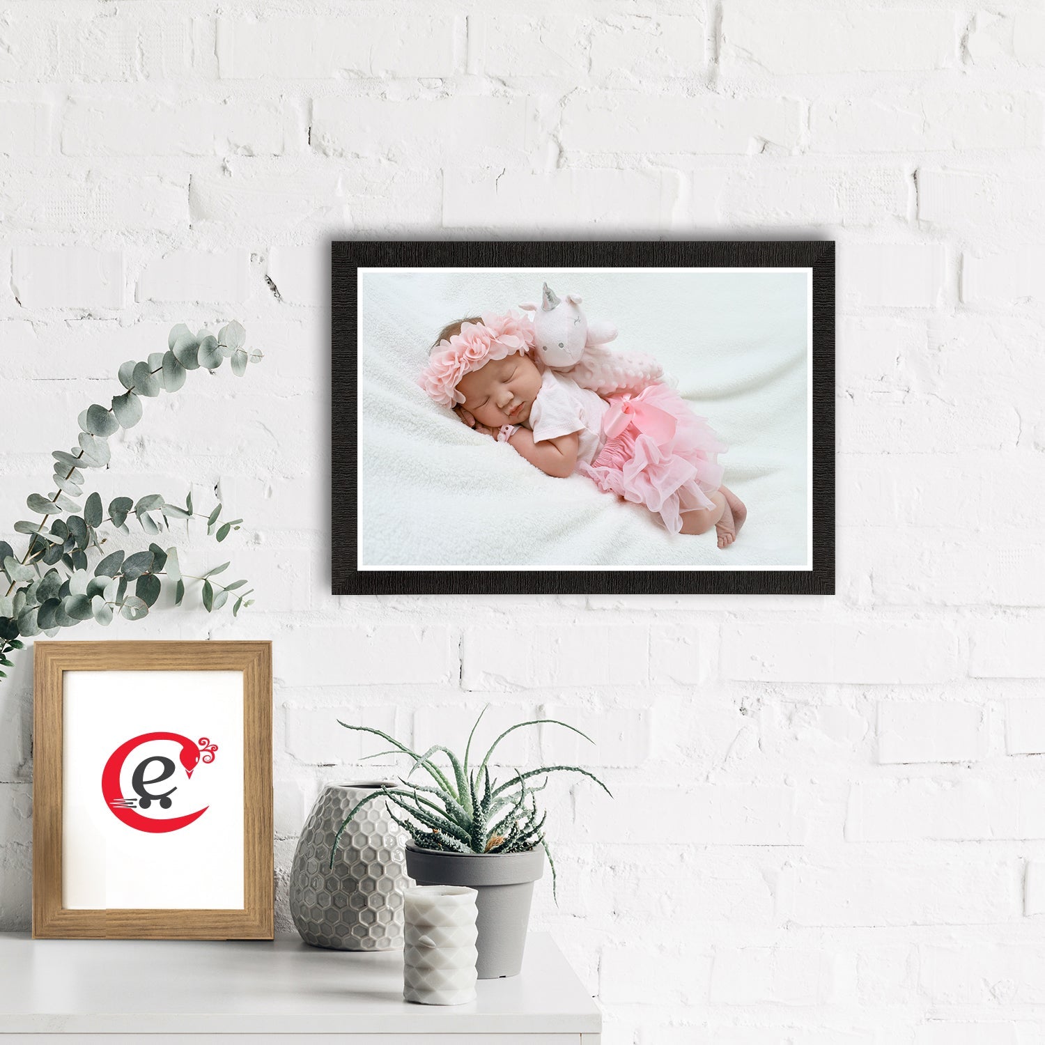 Cute Baby Painting Digital Printed Wall Art Kafalo
