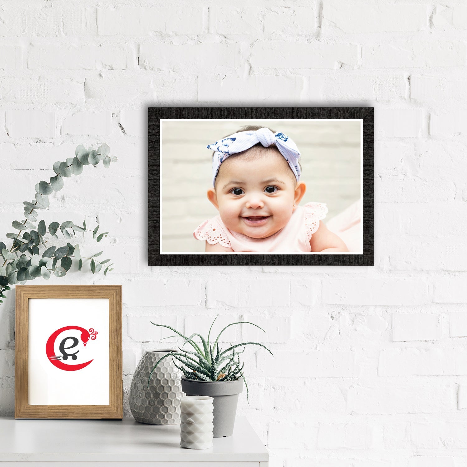 Cute Baby Painting Digital Printed Wall Art Kafalo