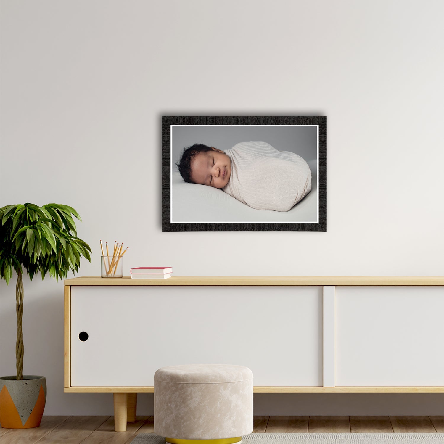 Cute Baby Painting Digital Printed Wall Art Kafalo