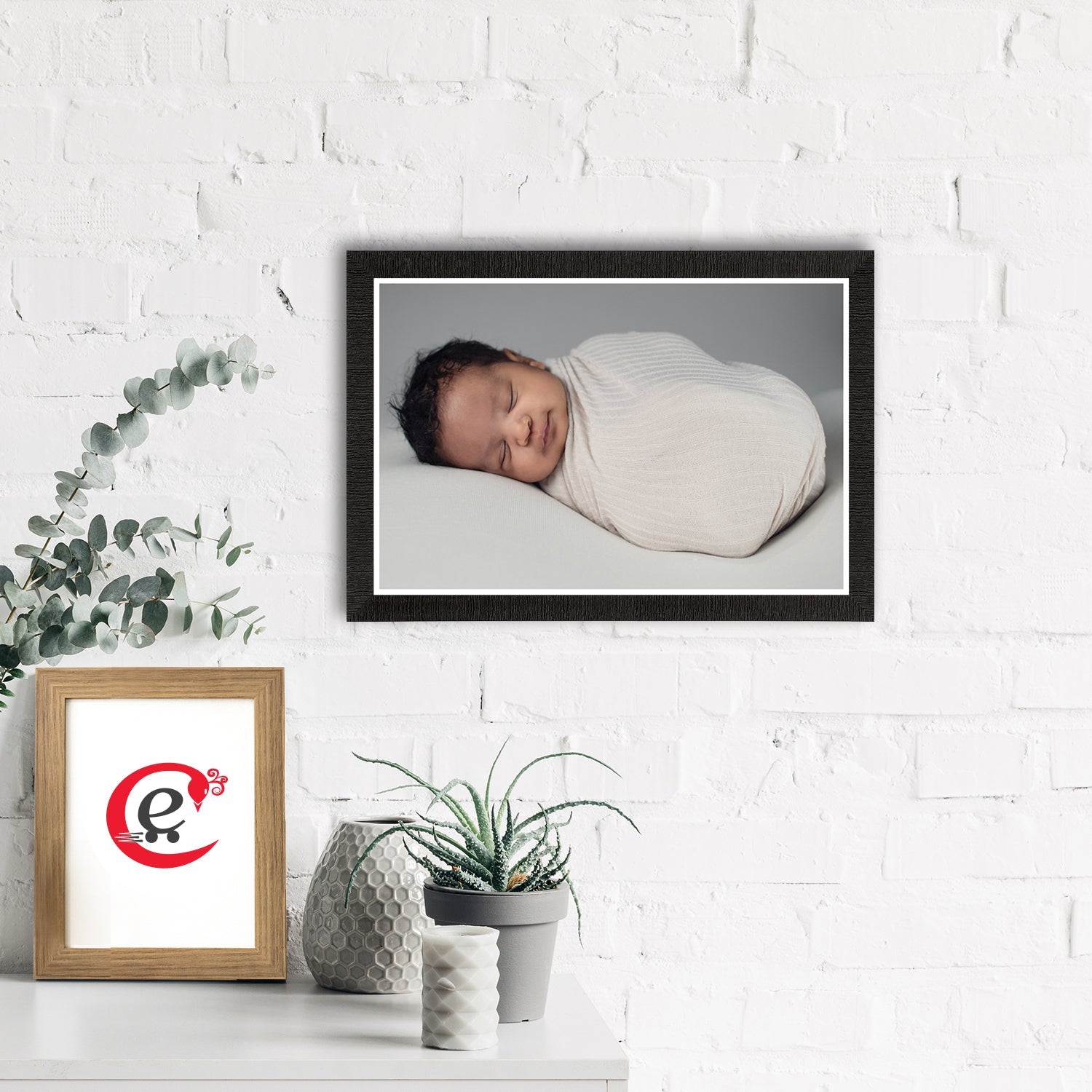 Cute Baby Painting Digital Printed Wall Art Kafalo