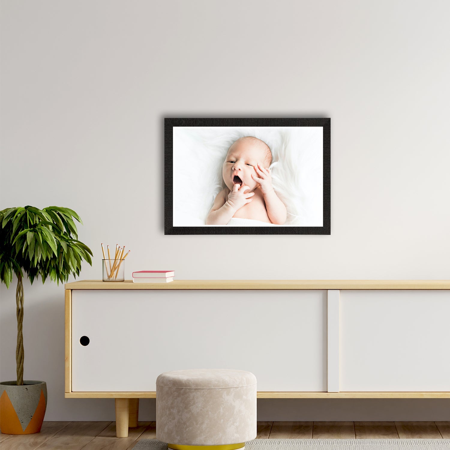Cute Baby Painting Digital Printed Wall Art Kafalo