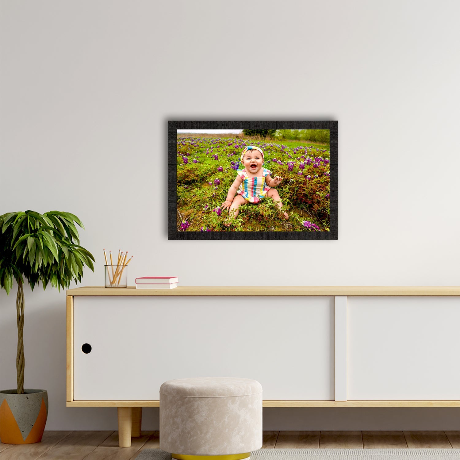 Cute Baby Painting Digital Printed Wall Art Kafalo