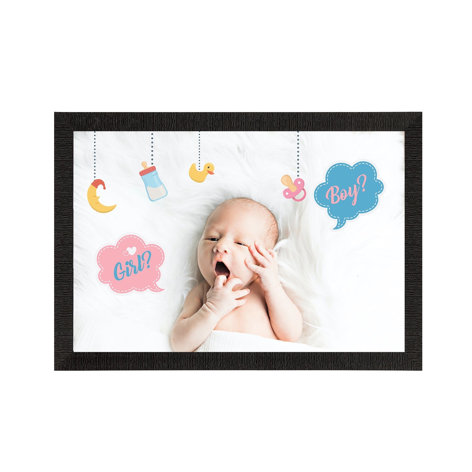 Cute Baby Painting Digital Printed Wall Art Kafalo