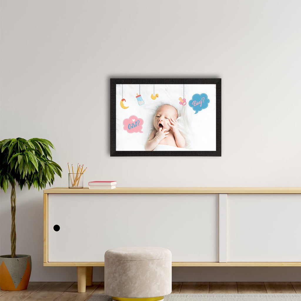 Cute Baby Painting Digital Printed Wall Art Kafalo