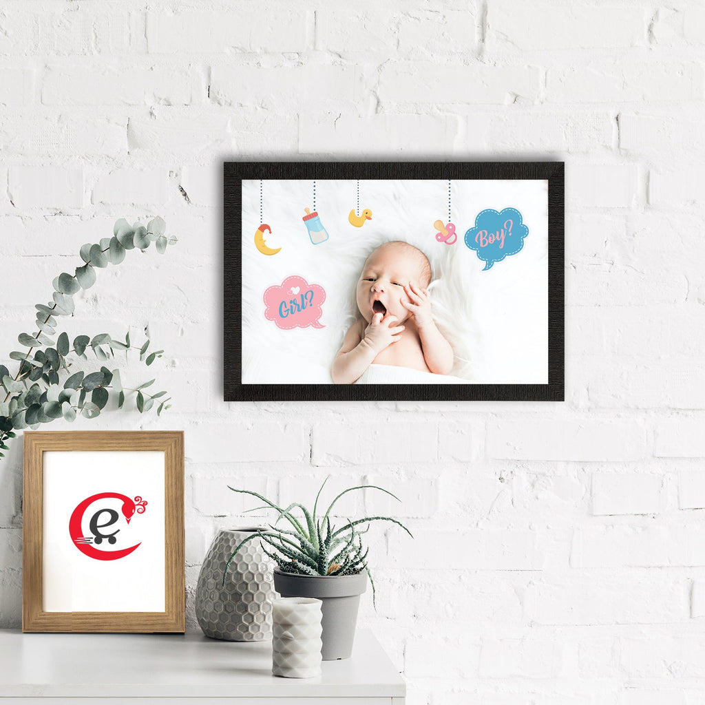 Cute Baby Painting Digital Printed Wall Art Kafalo