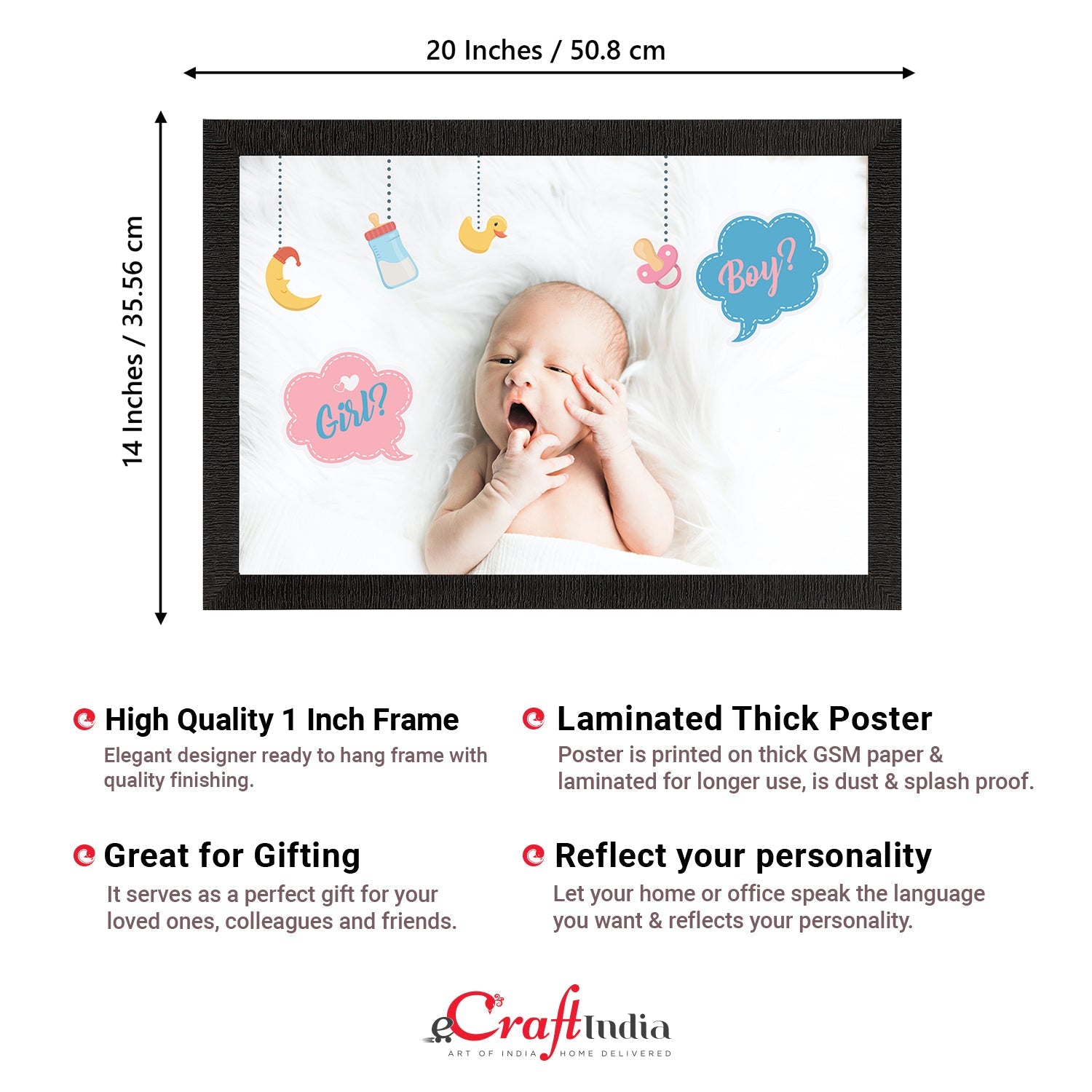Cute Baby Painting Digital Printed Wall Art Kafalo