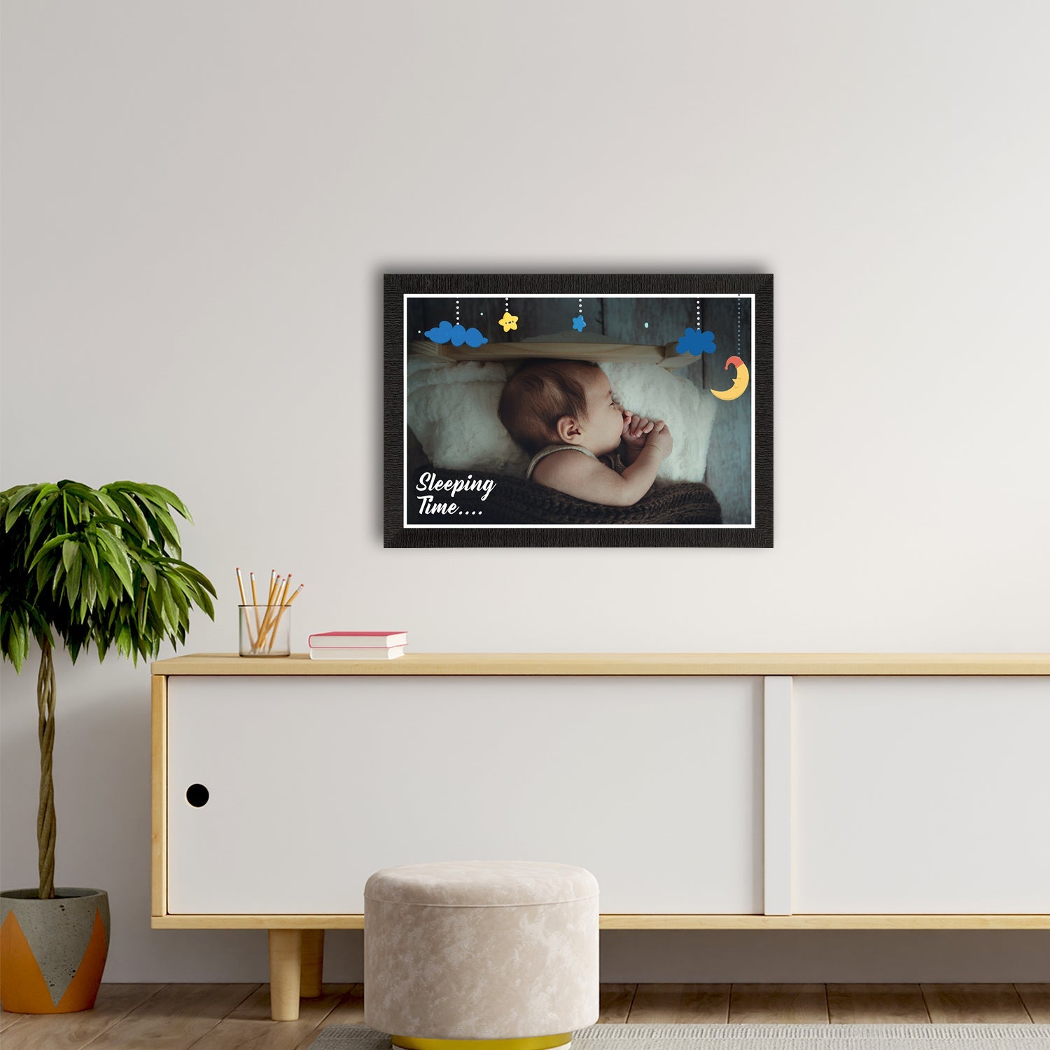 Cute Baby Painting Digital Printed Wall Art Kafalo