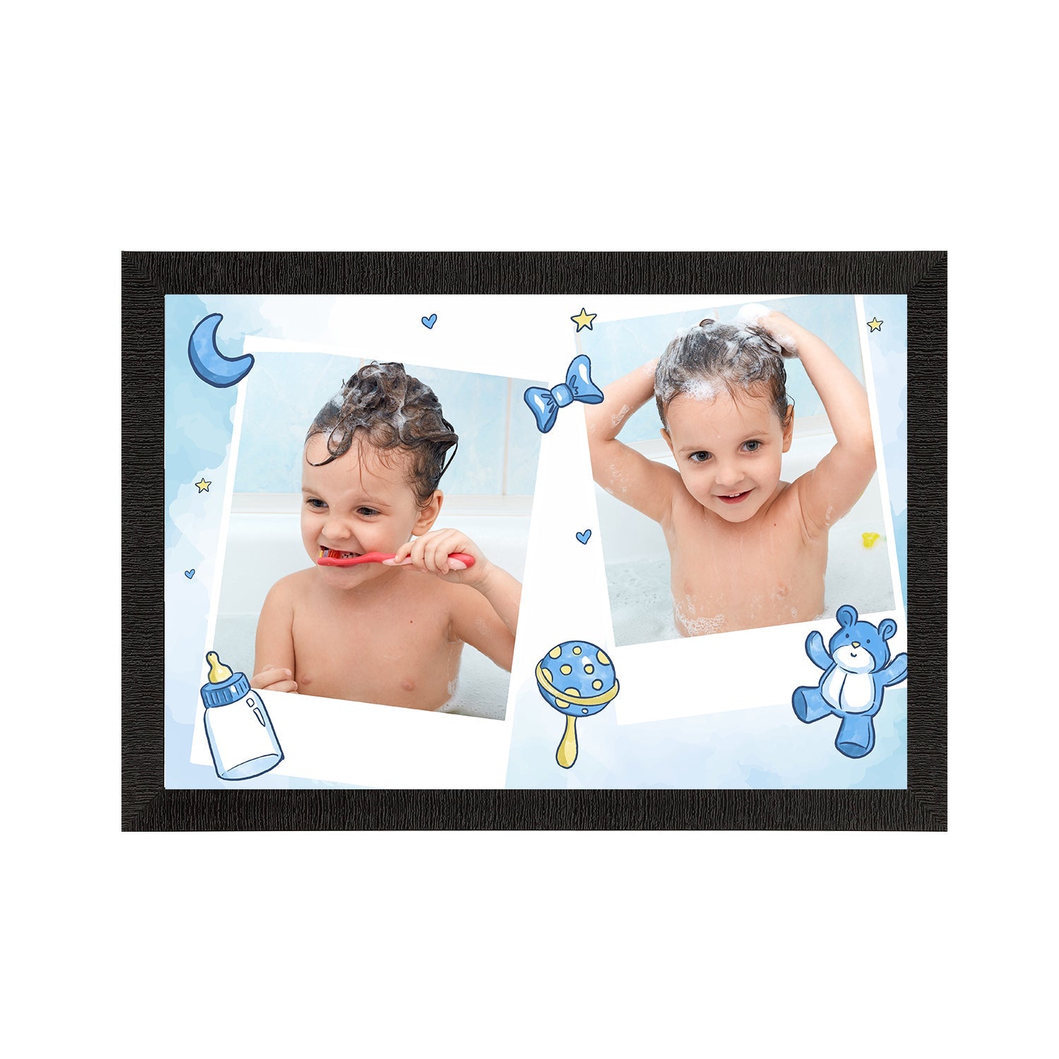 Cute Baby Painting Digital Printed Wall Art Kafalo