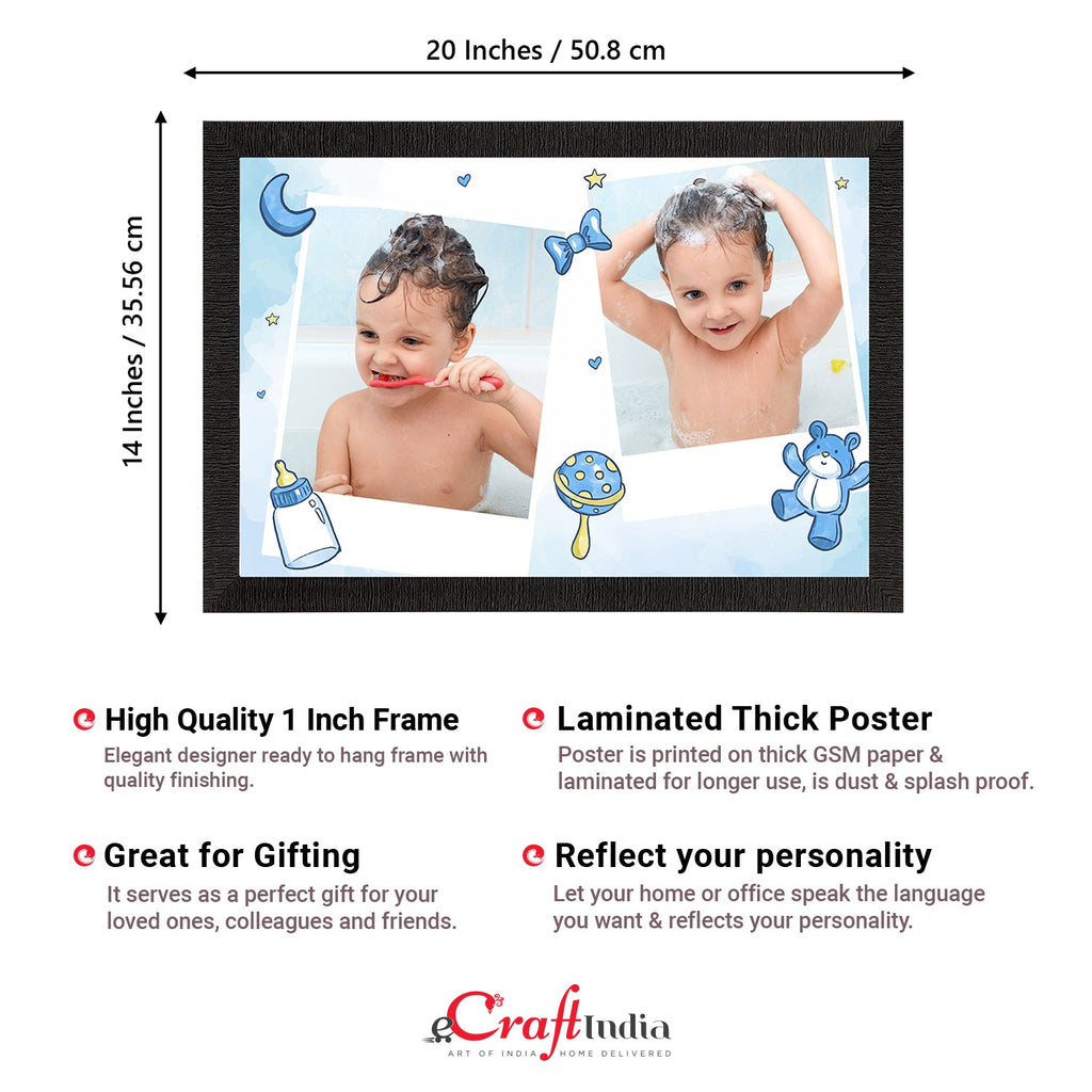 Cute Baby Painting Digital Printed Wall Art Kafalo