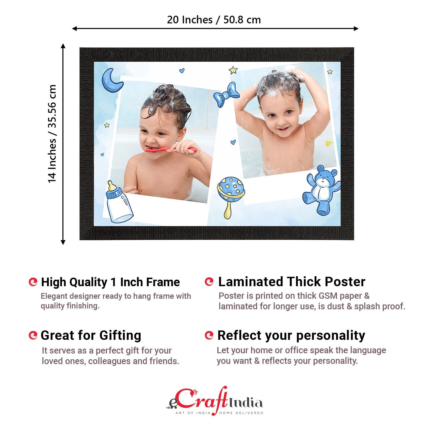 Cute Baby Painting Digital Printed Wall Art Kafalo
