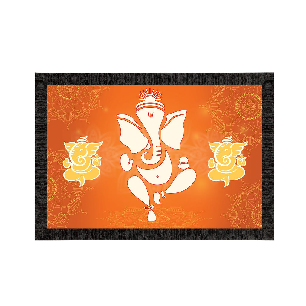 Lord Ganesha Satin Matt Texture UV Art Painting Kafalo