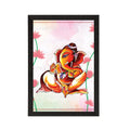 Lord Ganesha Satin Matt Texture UV Art Painting Kafalo