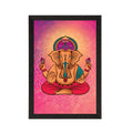Lord Ganesha Satin Matt Texture UV Art Painting Kafalo