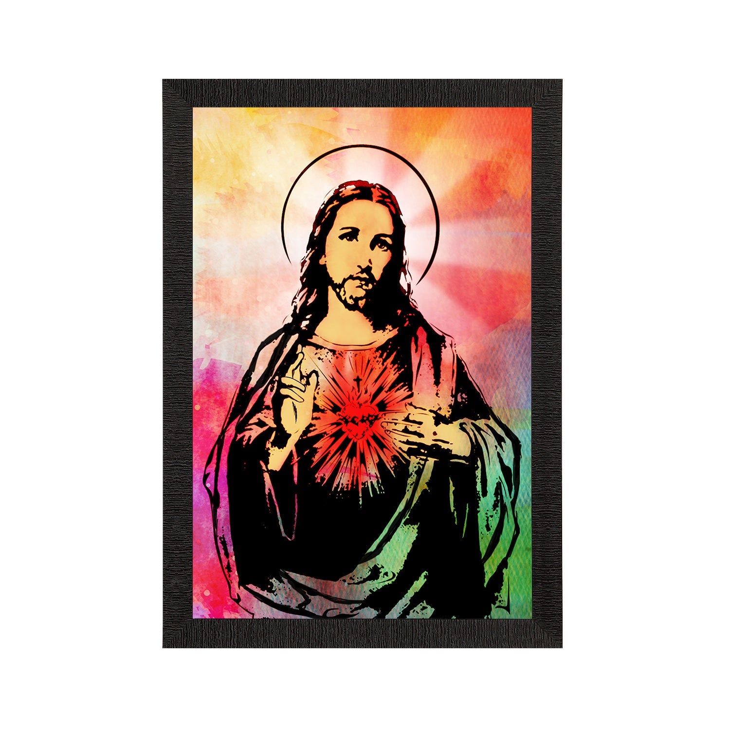 Jesus Christ Painting Digital Printed Religious Wall Art Kafalo