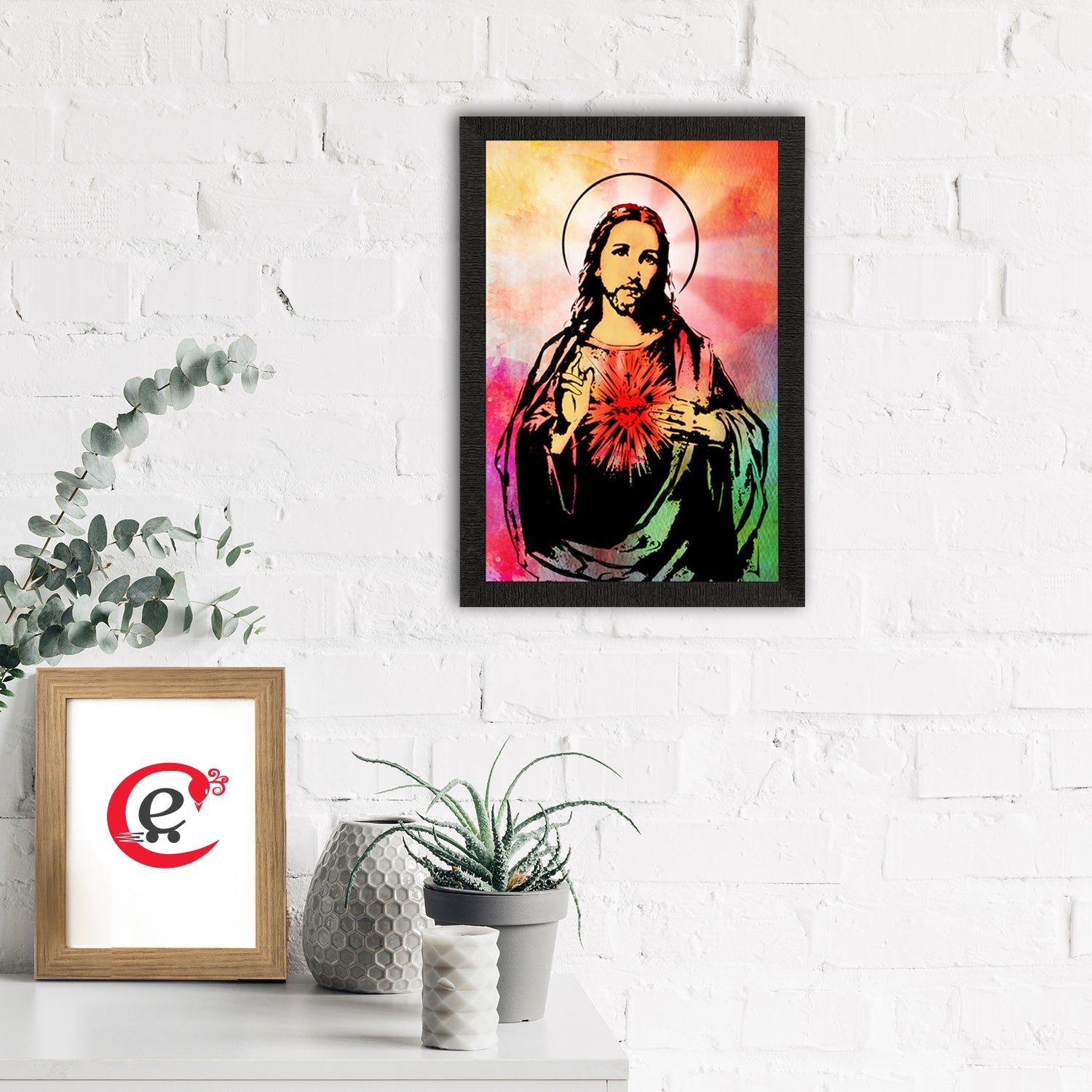 Jesus Christ Painting Digital Printed Religious Wall Art Kafalo