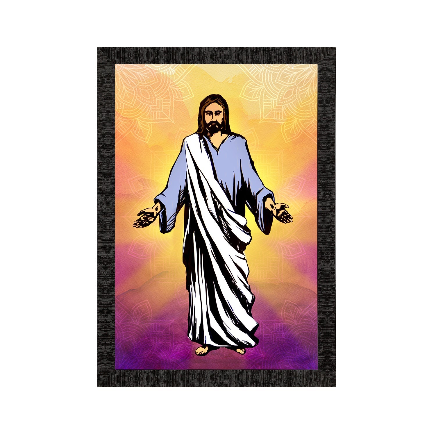 Jesus Christ Painting Digital Printed Religious Wall Art Kafalo