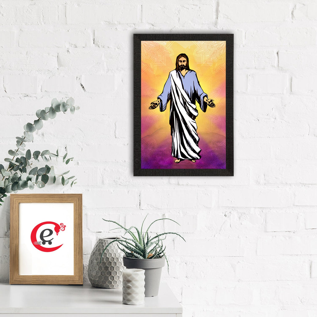 Jesus Christ Painting Digital Printed Religious Wall Art Kafalo