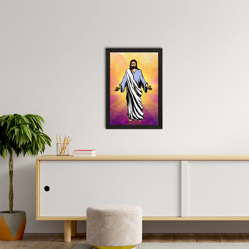 Jesus Christ Painting Digital Printed Religious Wall Art Kafalo