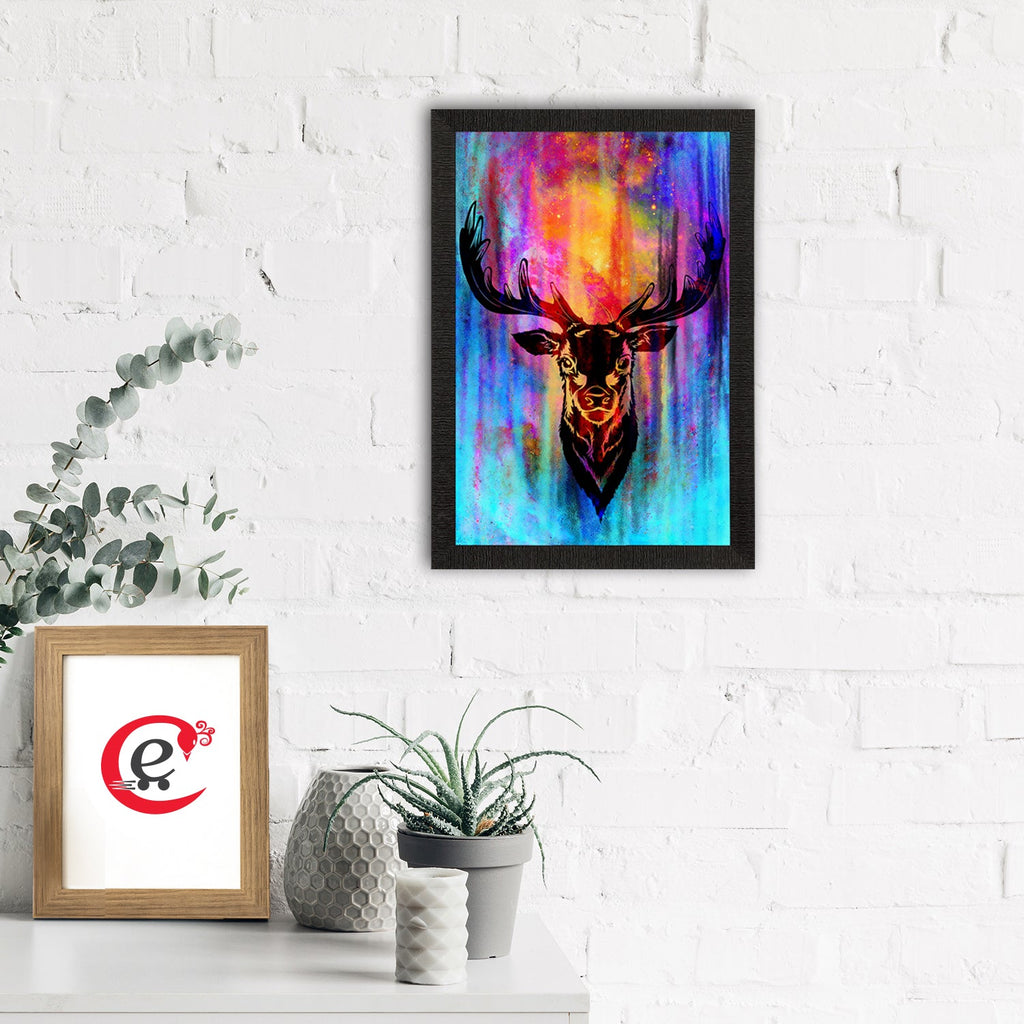 Reindeer Satin Matt Texture UV Art Painting Kafalo