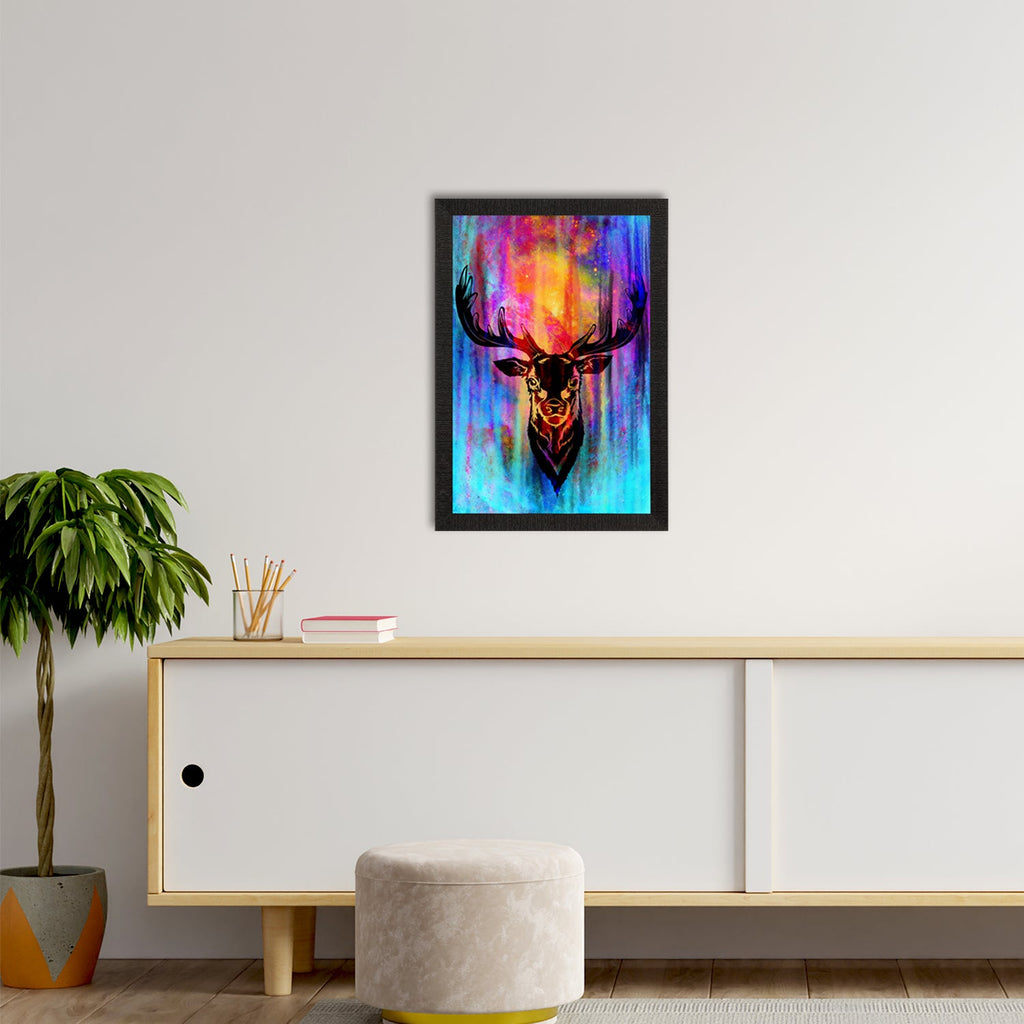 Reindeer Satin Matt Texture UV Art Painting Kafalo