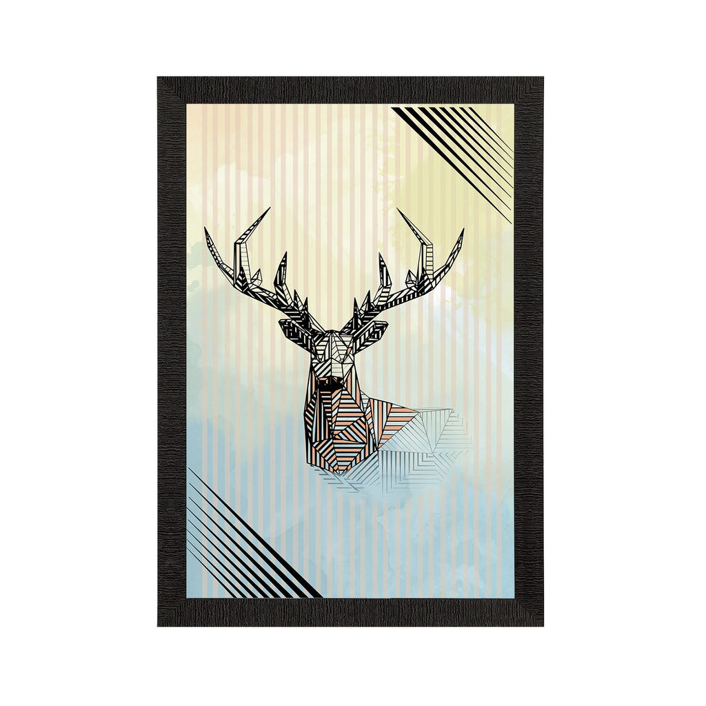 Reindeer Satin Matt Texture UV Art Painting Kafalo