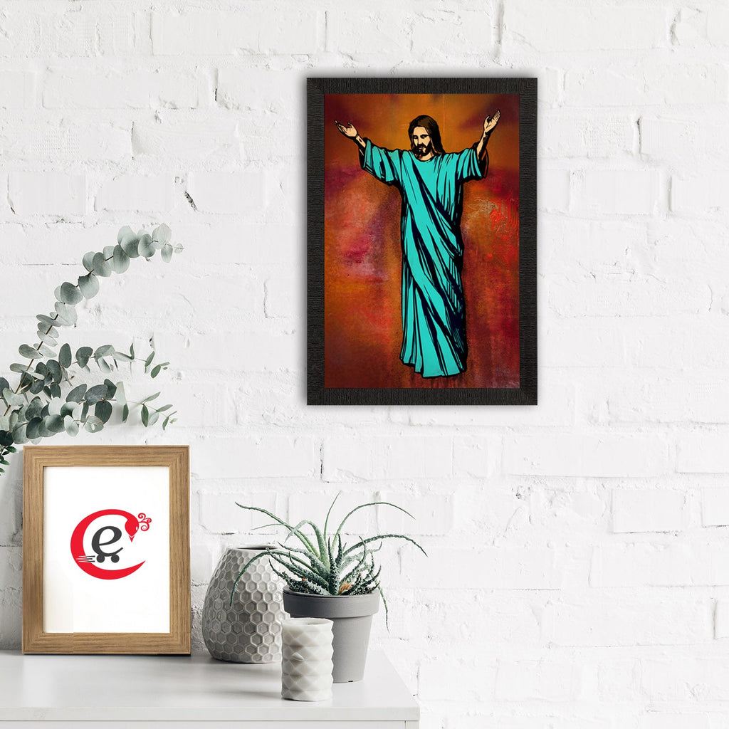Jesus Christ Painting Digital Printed Religious Wall Art Kafalo