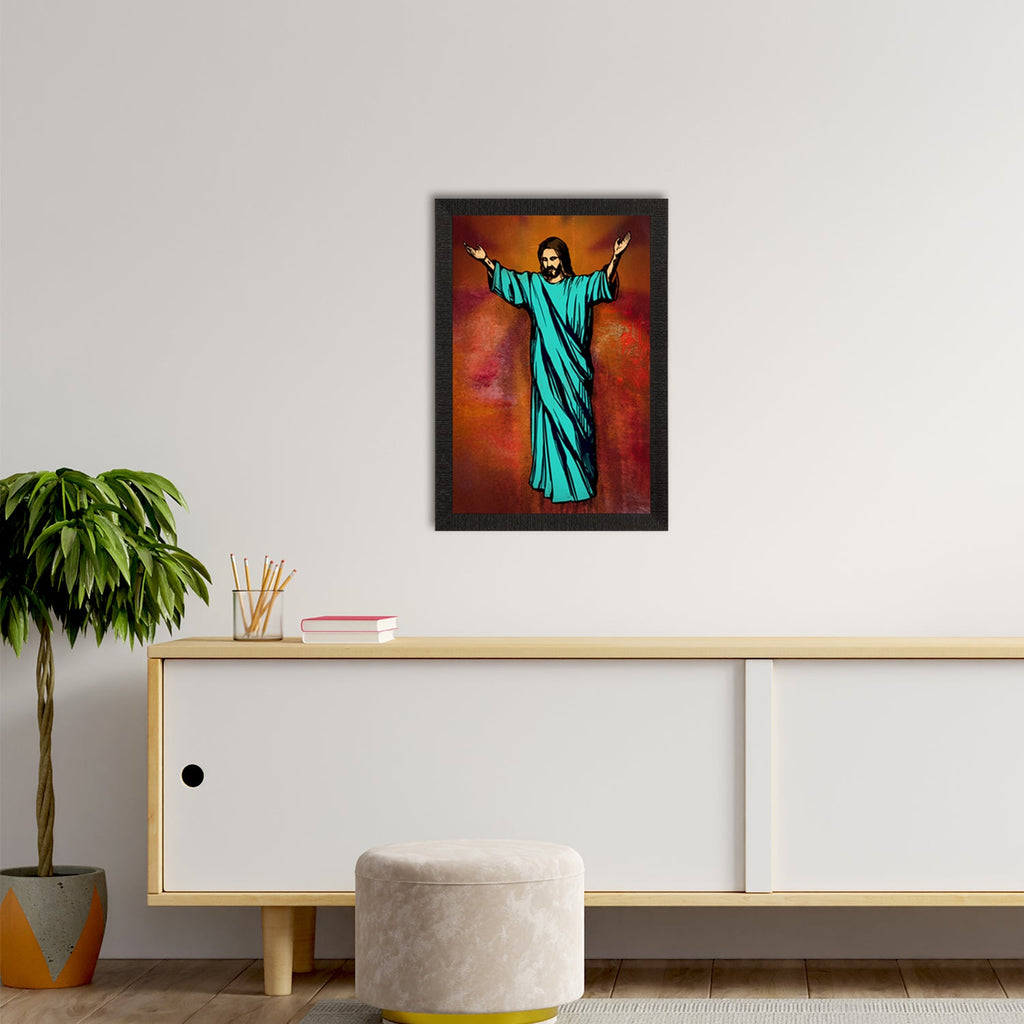 Jesus Christ Painting Digital Printed Religious Wall Art Kafalo