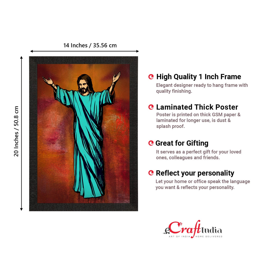 Jesus Christ Painting Digital Printed Religious Wall Art Kafalo