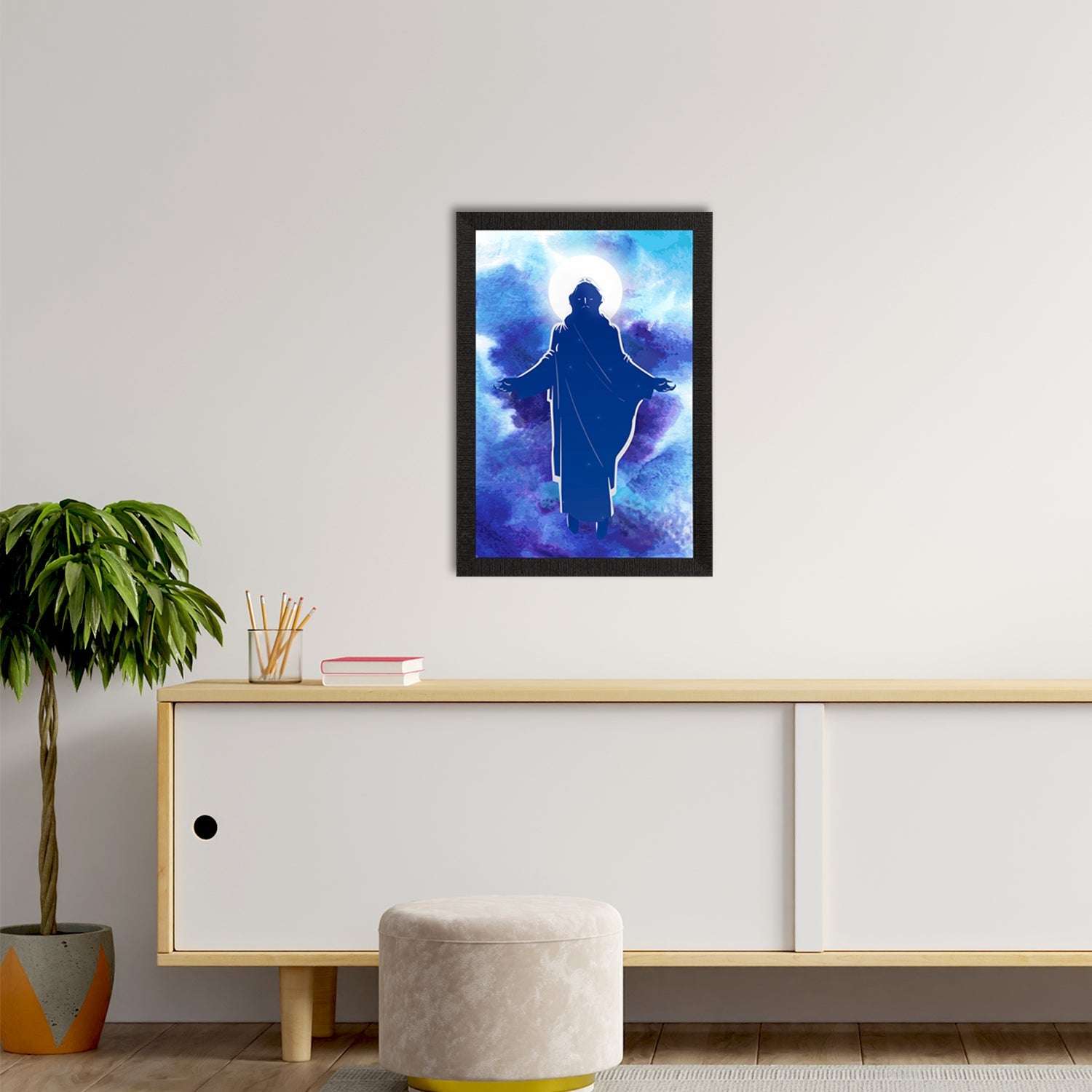 Jesus Christ Painting Digital Printed Religious Wall Art Kafalo