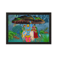 Lord Krishna Satin Matt Texture UV Art Painting Kafalo
