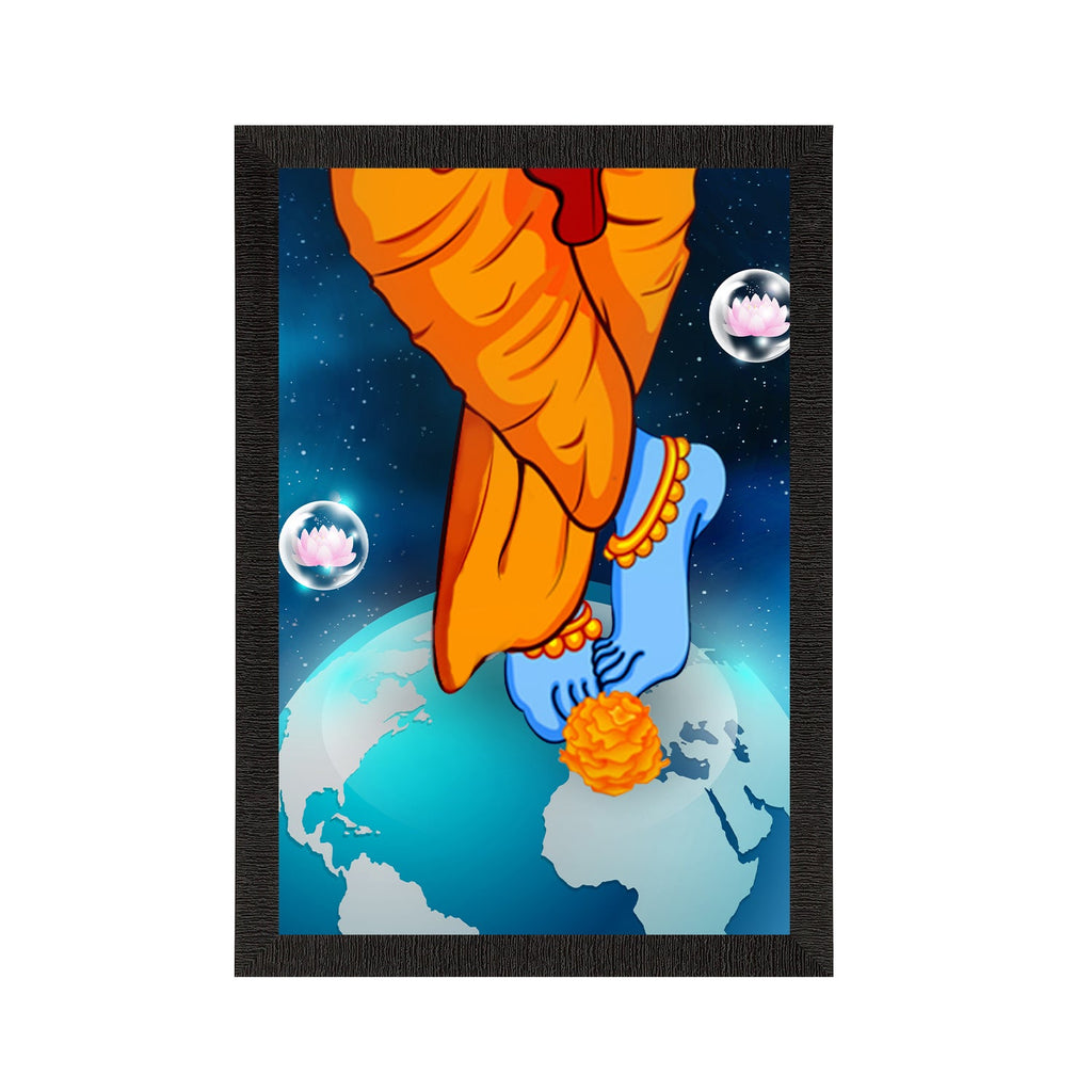 Lord Krishna Satin Matt Texture UV Art Painting Kafalo