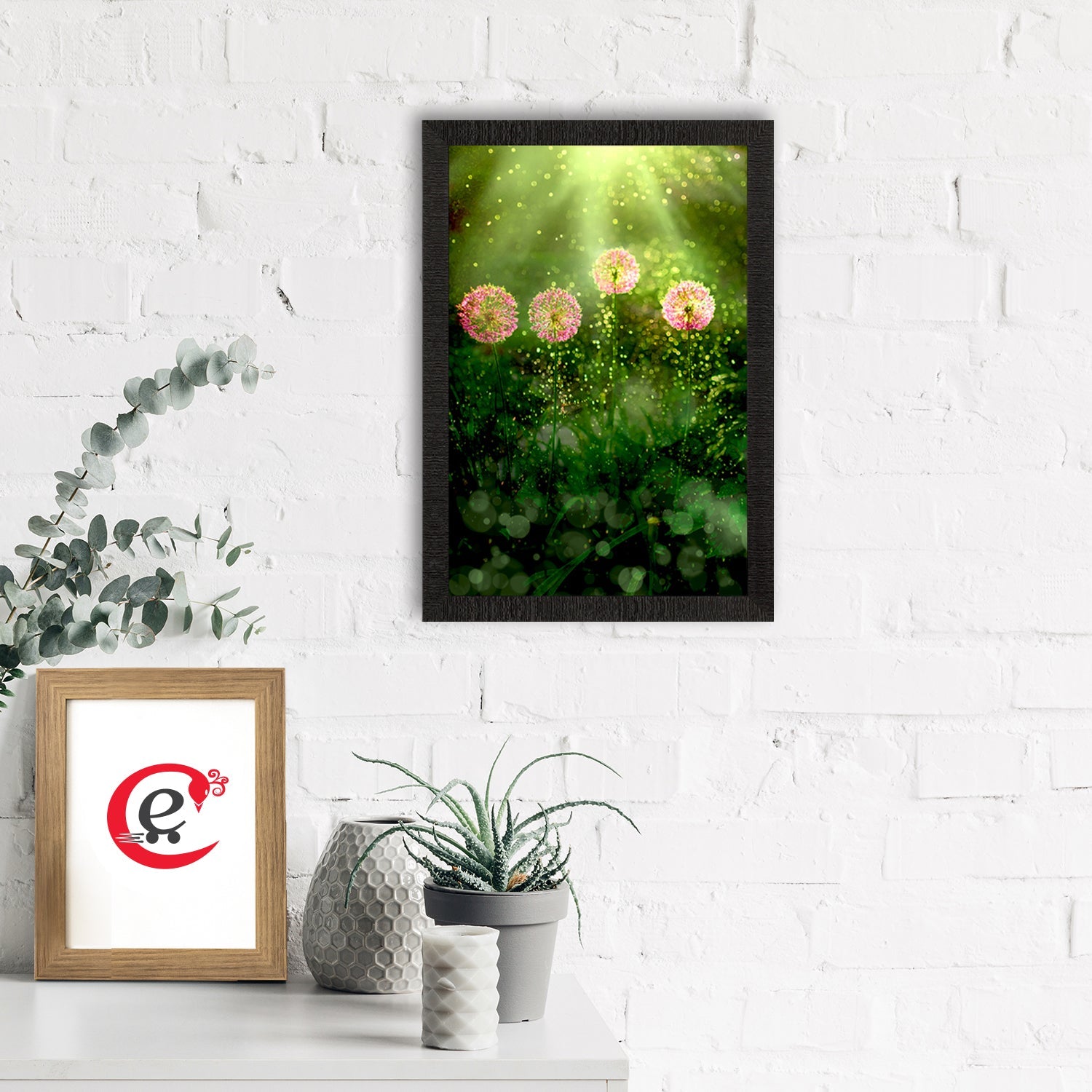 Colorful Flowers Satin Matt Texture UV Art Painting Kafalo