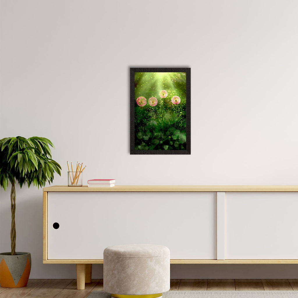 Colorful Flowers Satin Matt Texture UV Art Painting Kafalo