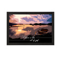 "Nature is the art of God" River Shore View Satin Matt Texture UV Art Painting Kafalo