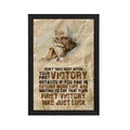 "Don't take rest after your first Victory" A. P. J. Abdul Kalam Motivational Quote Satin Matt Texture UV Art Painting Kafalo