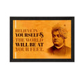 Believe In Yourself & The World Will Be At Your Feet Swami Vivekananda Motivational Quote Painting Kafalo