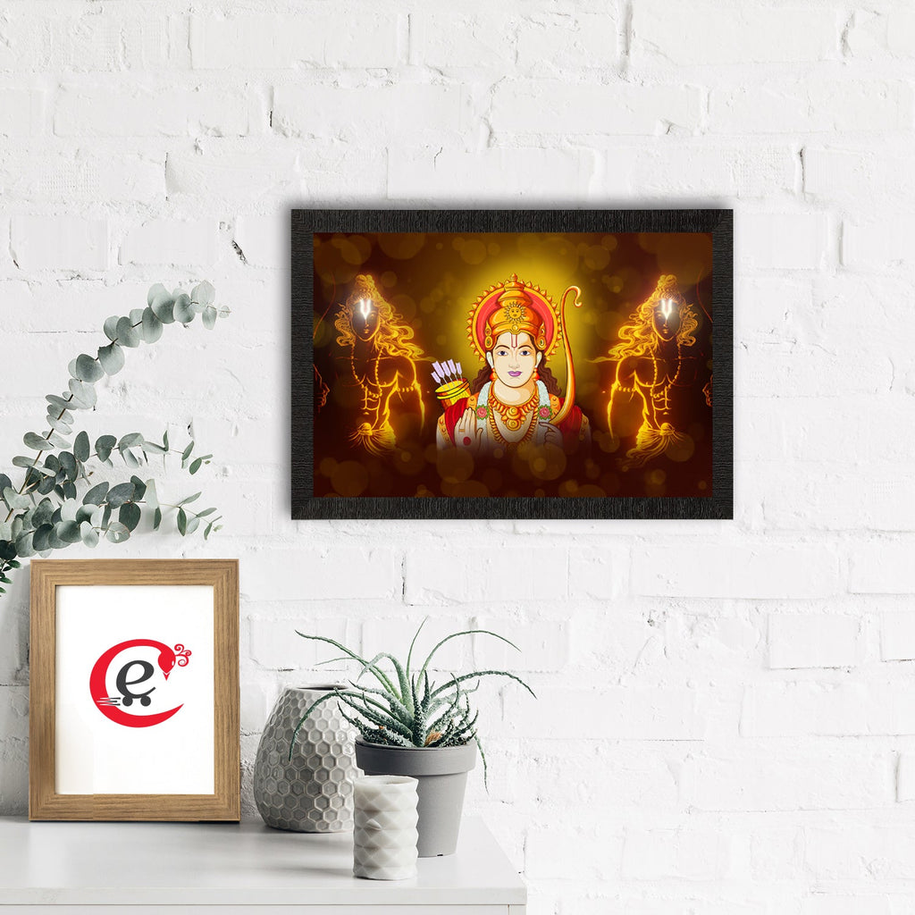 Lord Ram Painting Digital Printed Religious Wall Art Kafalo