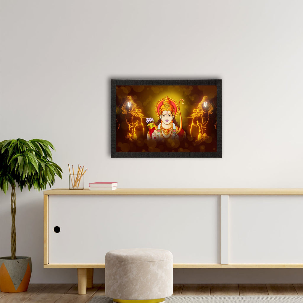 Lord Ram Painting Digital Printed Religious Wall Art Kafalo