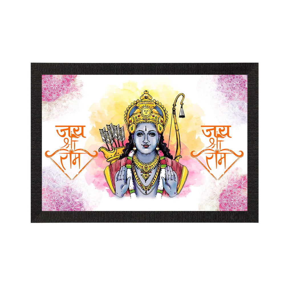 Lord Ram Satin Matt Texture UV Art Painting Kafalo