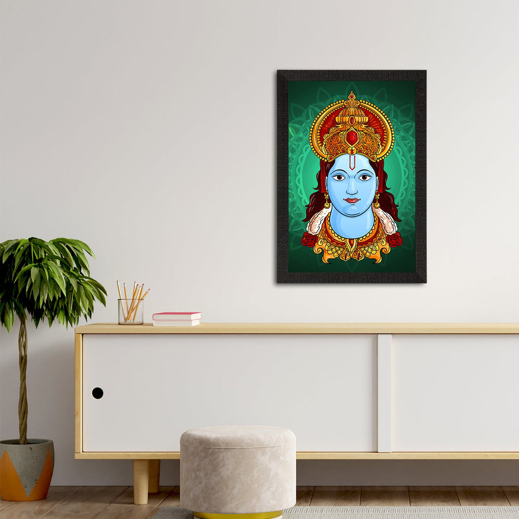 Lord Ram Painting Digital Printed Religious Wall Art Kafalo