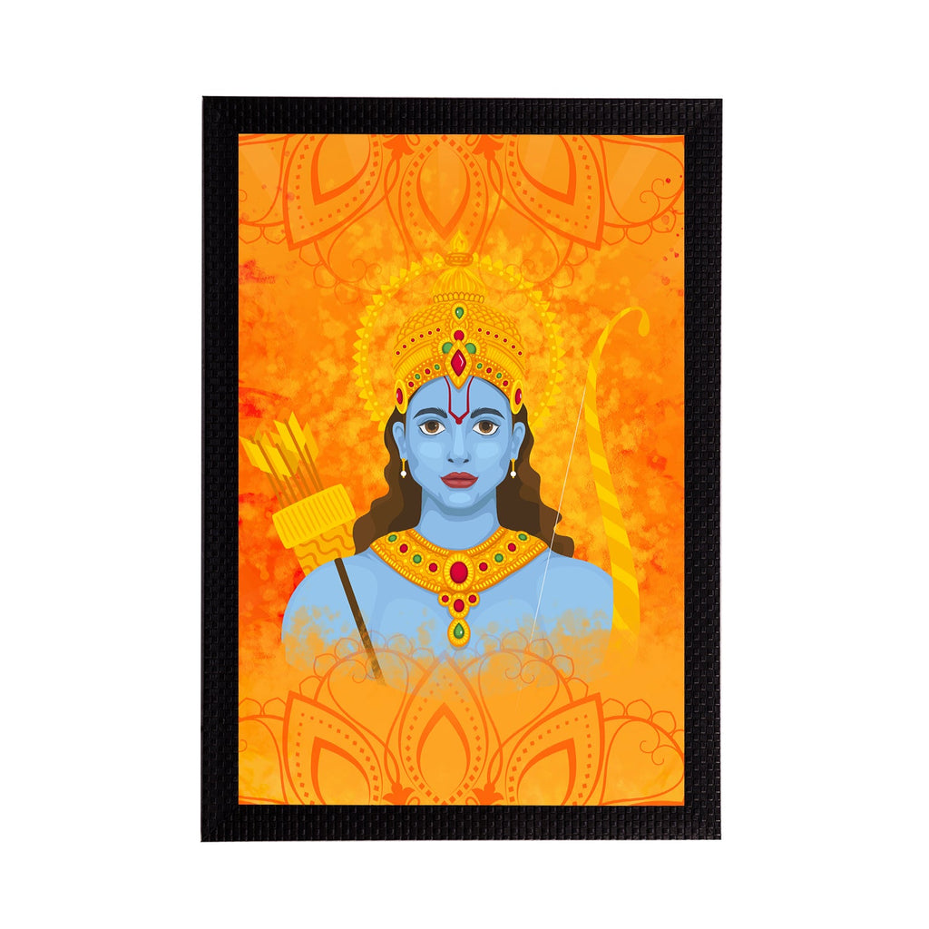 Lord Ram Painting Digital Printed Religious Wall Art Kafalo