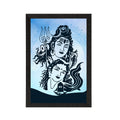 Lord Shiva Satin Matt Texture UV Art Painting Kafalo