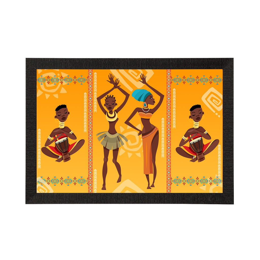 Tribal Theme Satin Matt Texture UV Art Painting Kafalo