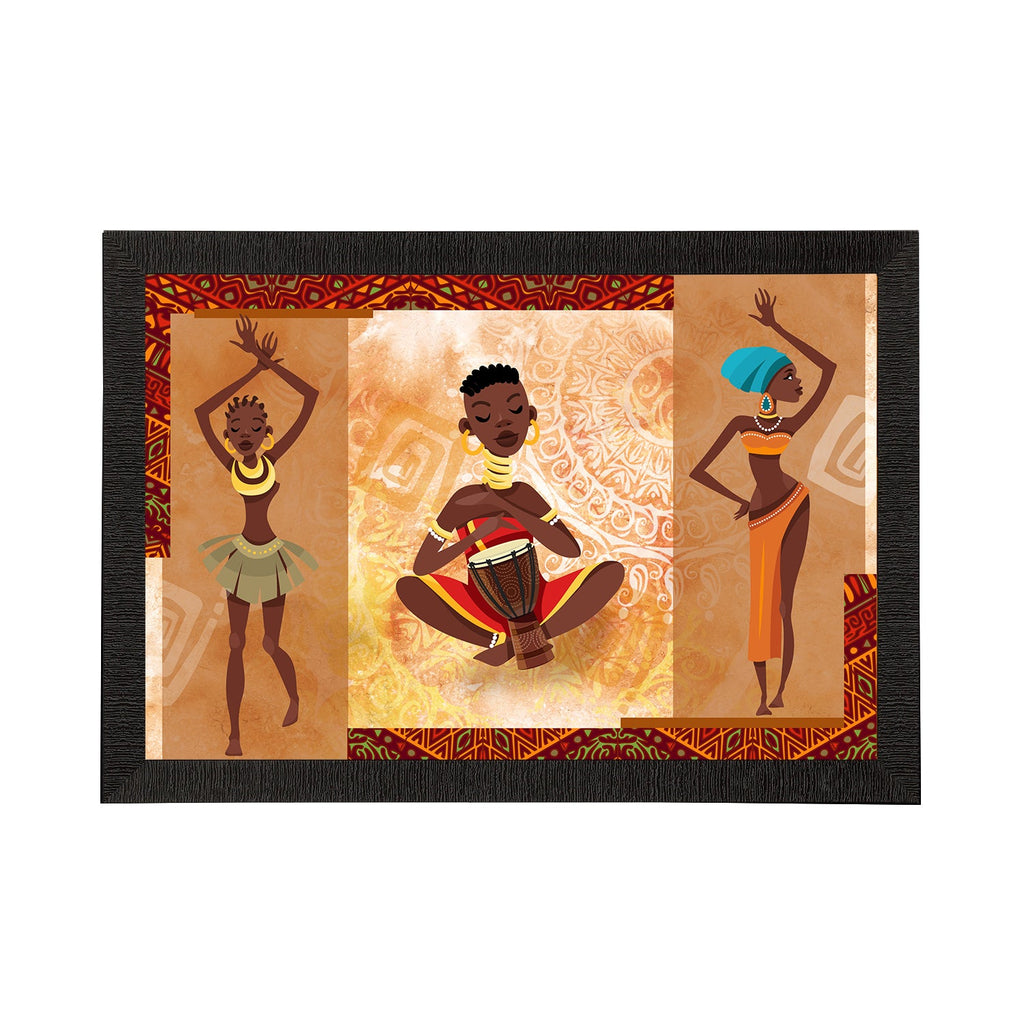 Tribal Theme Satin Matt Texture UV Art Painting Kafalo