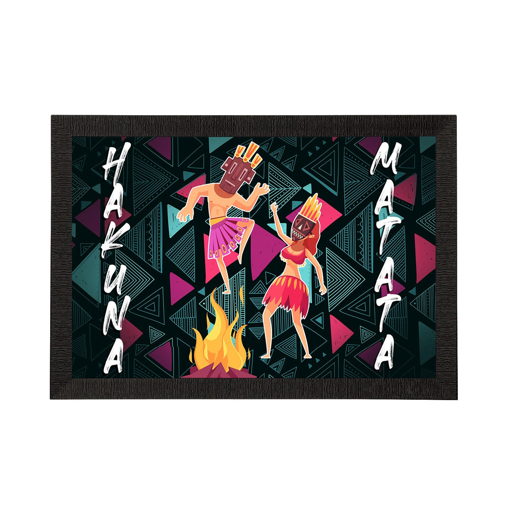 Tribal Theme Satin Matt Texture UV Art Painting Kafalo