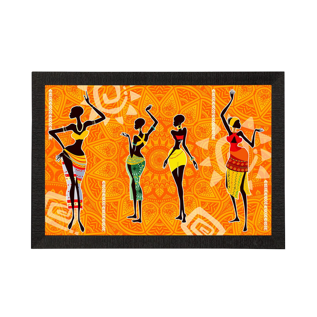 Tribal Theme Satin Matt Texture UV Art Painting Kafalo