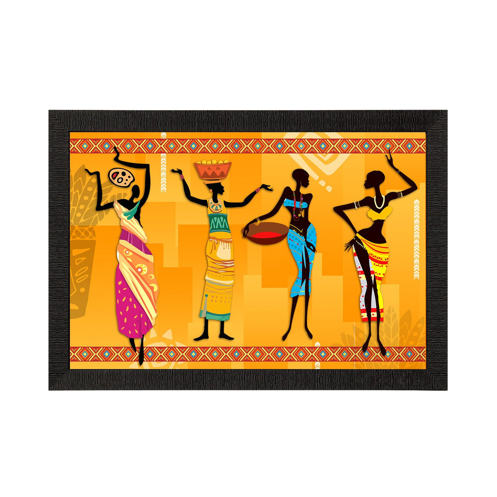 Tribal Theme Satin Matt Texture UV Art Painting Kafalo