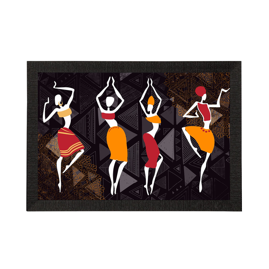 Tribal Theme Satin Matt Texture UV Art Painting Kafalo
