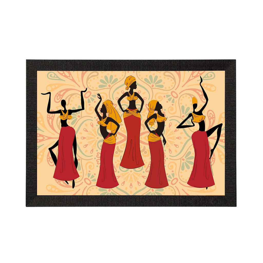 Tribal Theme Satin Matt Texture UV Art Painting Kafalo