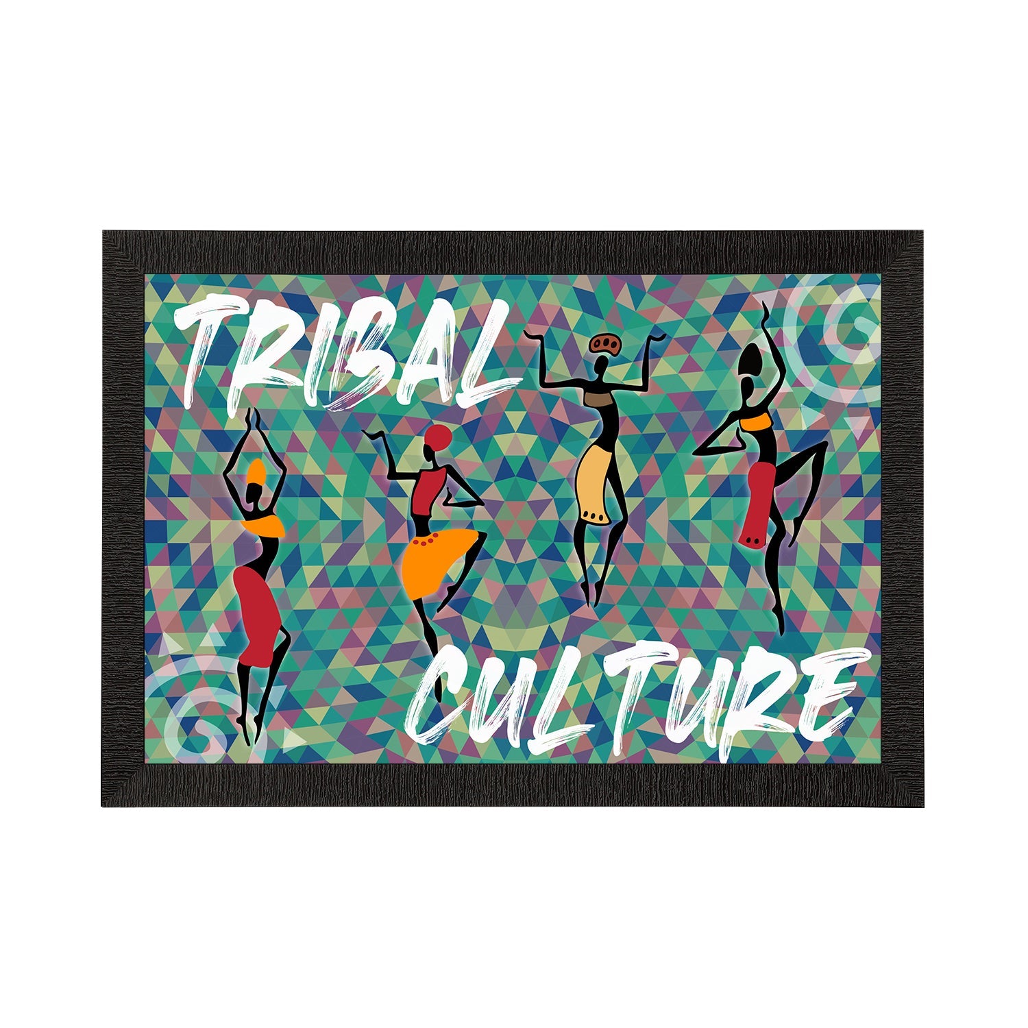 Tribal Theme Satin Matt Texture UV Art Painting Kafalo
